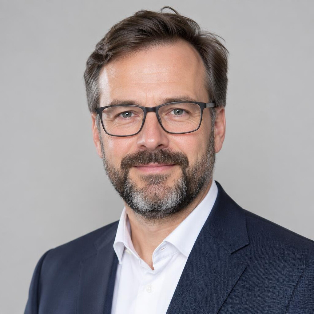 Portrait of a businessman with glasses
